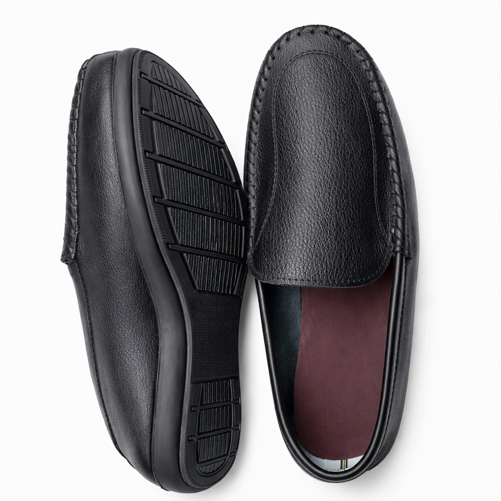 Mens Classic Slip On Leather Loafers